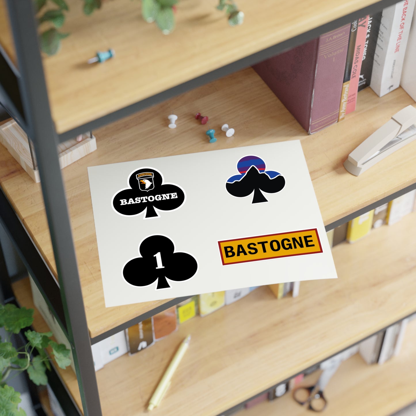 Bastogne Indoor Sticker Sheets