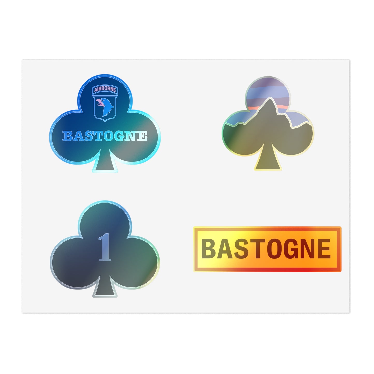 Bastogne Indoor Sticker Sheets