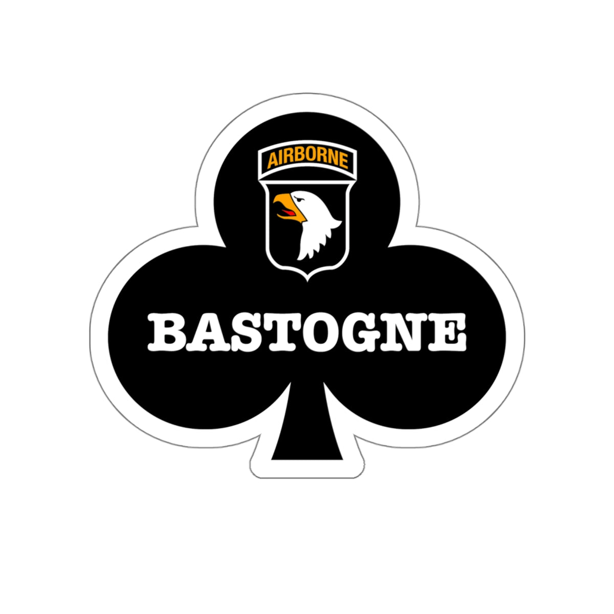 Bastogne Die-Cut Vinyl Stickers