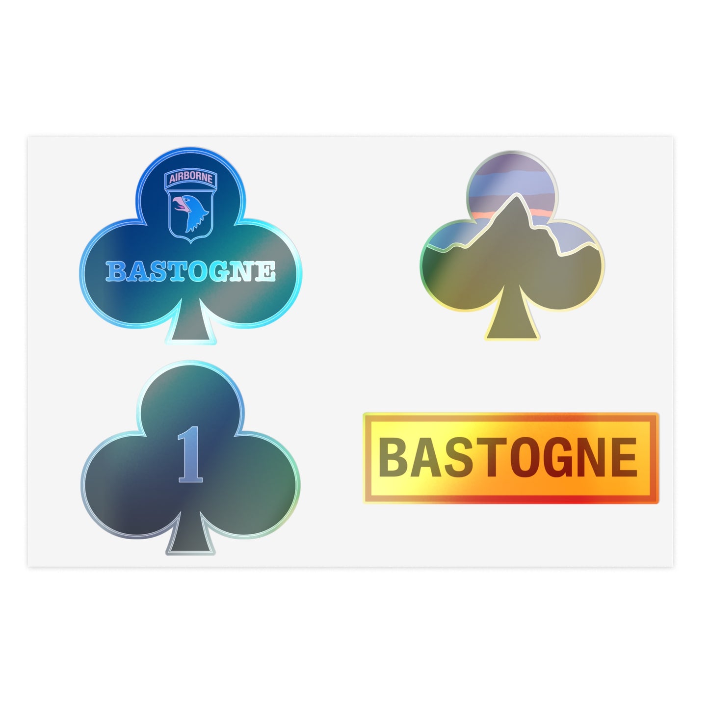 Bastogne Indoor Sticker Sheets