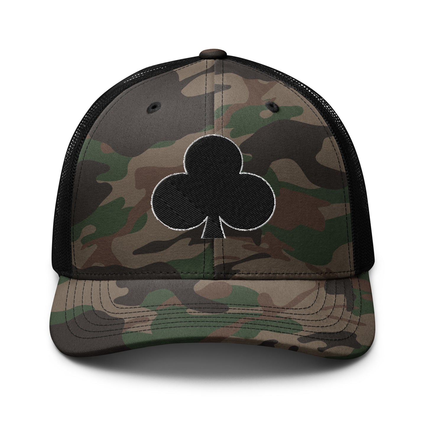 Bastogne Camouflage Trucker Hat (Embroidered)